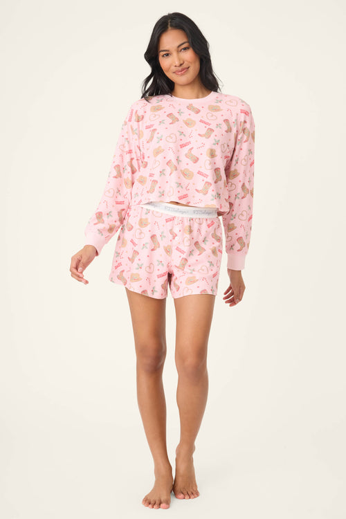 PJ Salvage Western Holiday Boyfriend Boxer Set