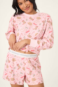 PJ Salvage Western Holiday Boyfriend Boxer Set