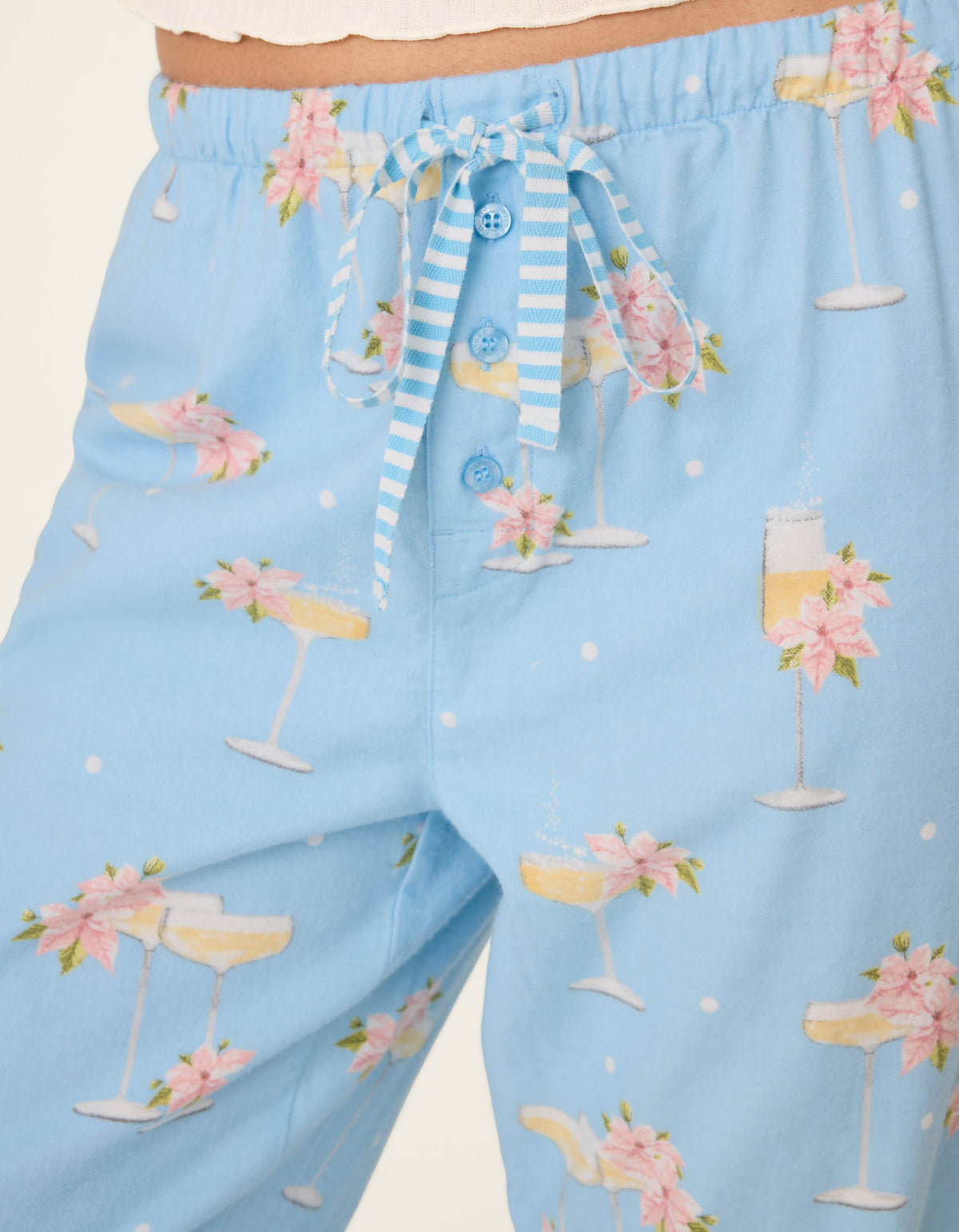 PJ Salvage Fizz The Season Flannel Pant