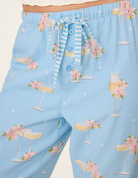 PJ Salvage Fizz The Season Flannel Pant