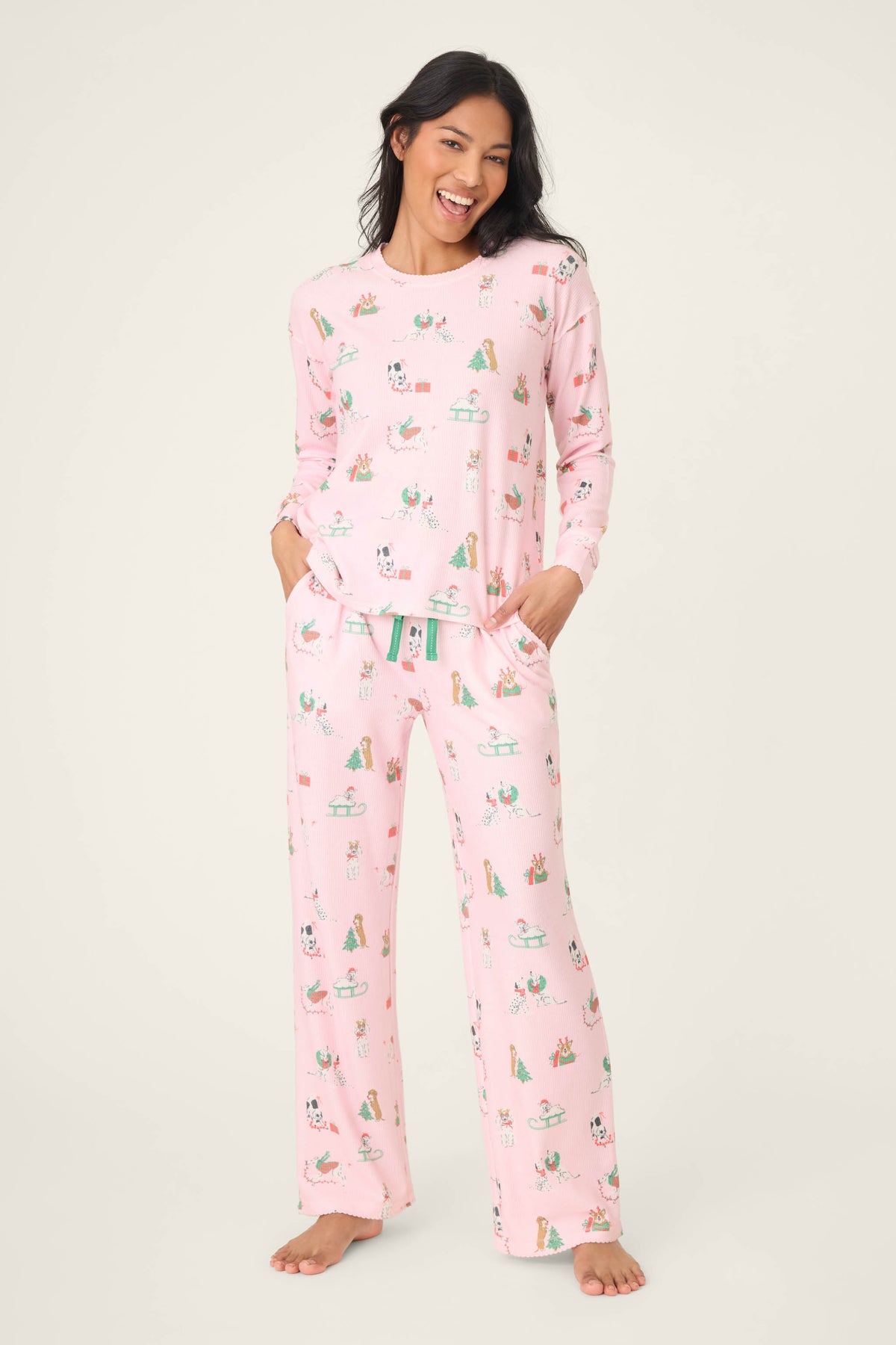 PJ Salvage Peace & Pawlidays PJ Set