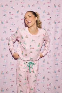 PJ Salvage Peace & Pawlidays PJ Set