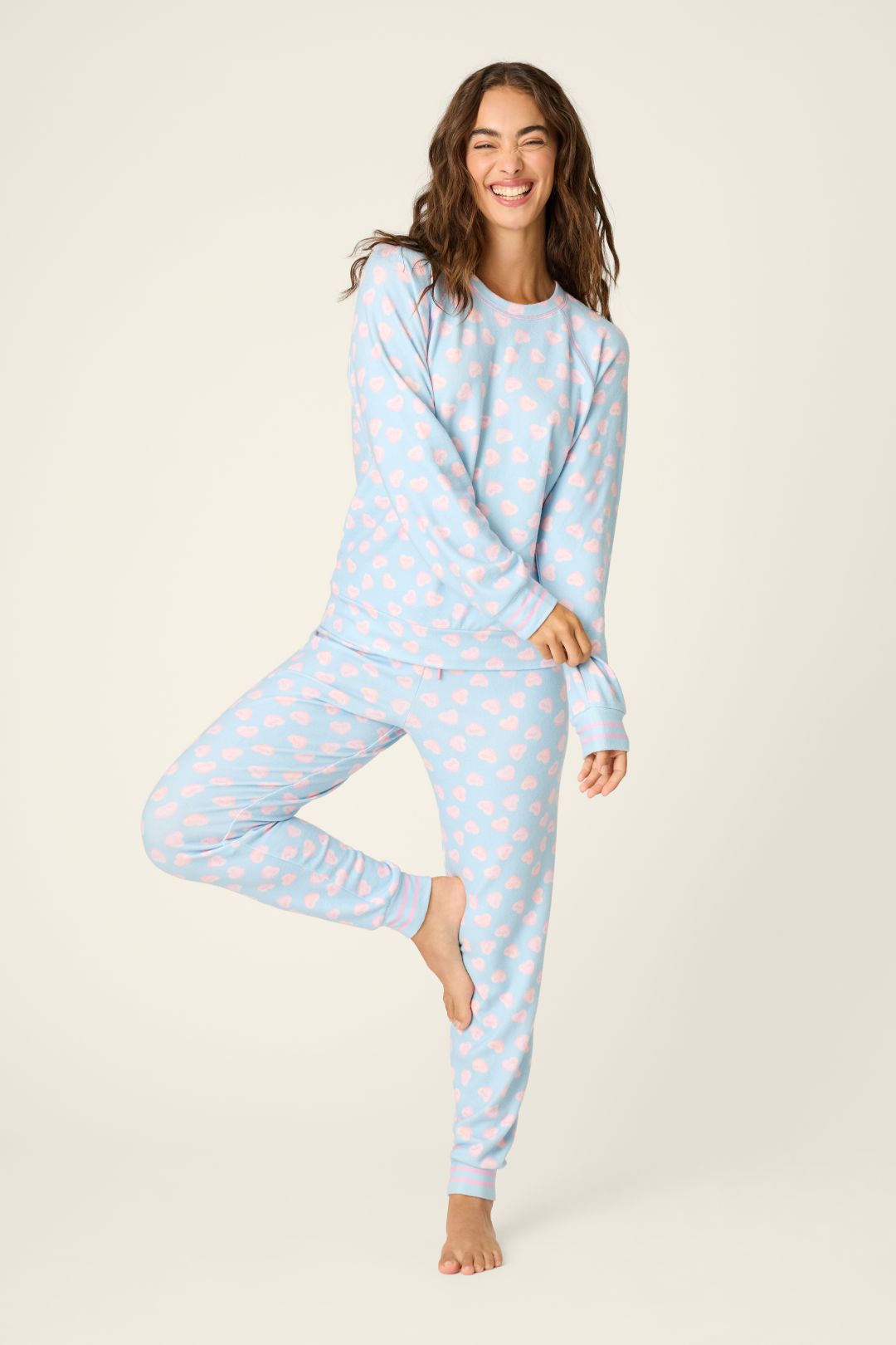 PJ Salvage Love Heart Peachy PJ Set