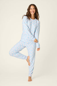 PJ Salvage Love Heart Peachy PJ Set