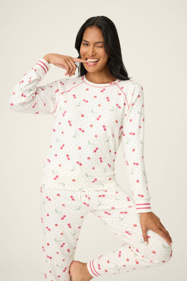 PJ Salvage Cherry On Top Peachy PJ Set
