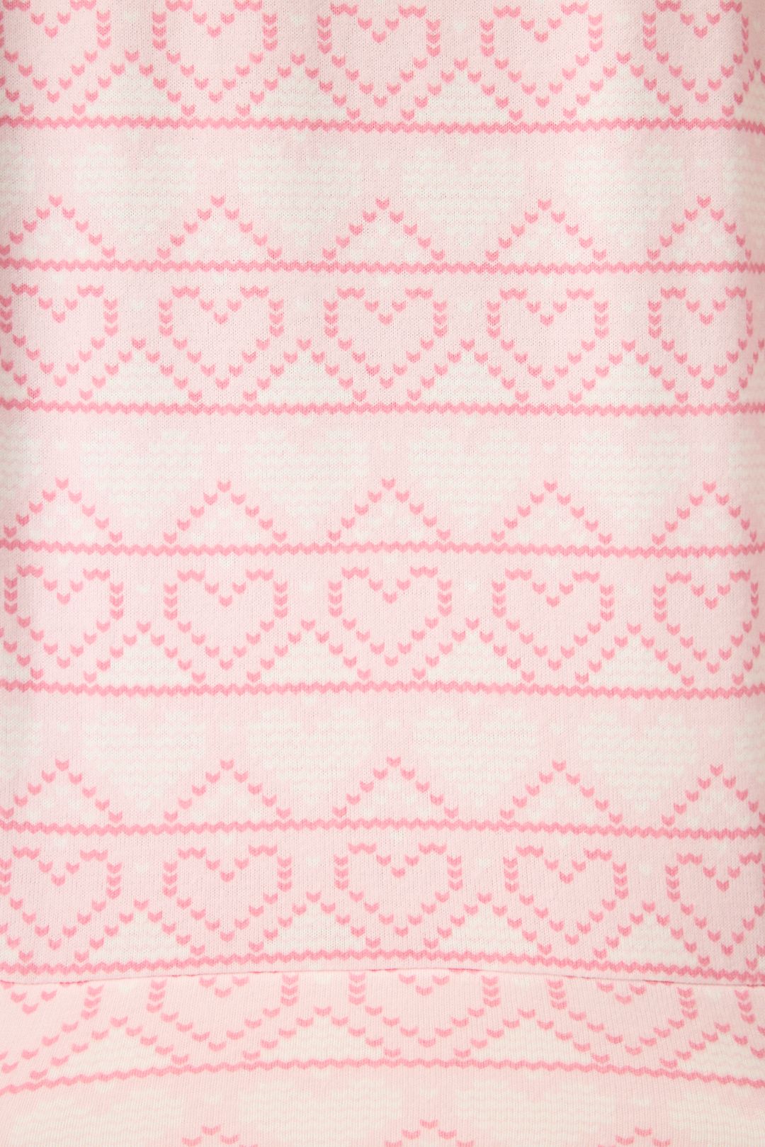 PJ Salvage Geometric Heart Print Peachy PJ Set