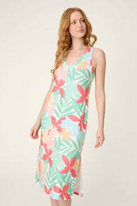 PJ Salvage Coastal Club Sunset Blooms Sleep Dress