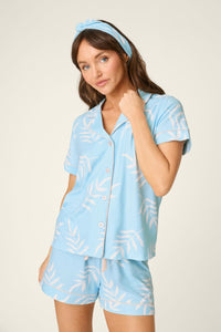PJ Salvage The Coastal Club Crystal Waters 3-Piece Short PJ Set