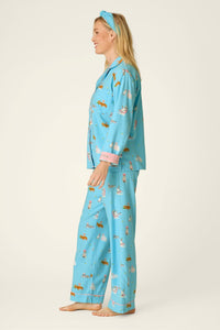 PJ Salvage Pampered Cat Flannel PJ