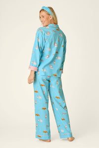 PJ Salvage Pampered Cat Flannel PJ