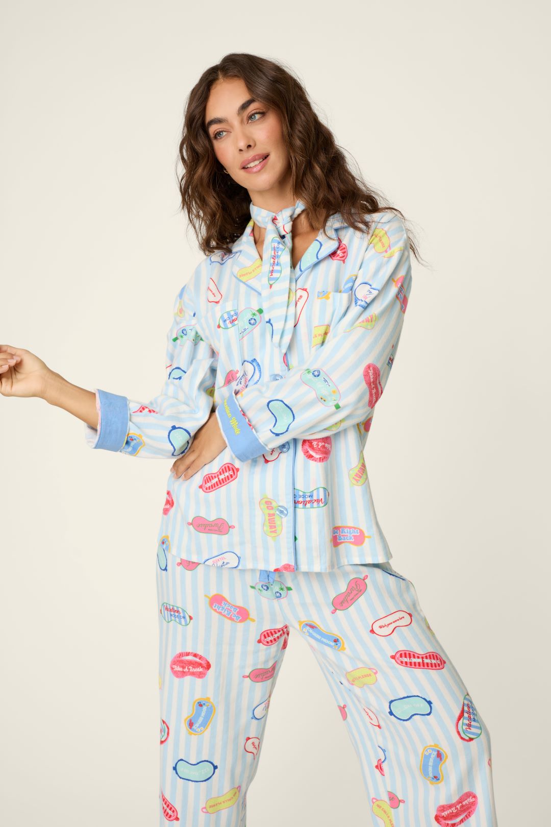 PJ Salvage Out Of Office Eye Mask Flannel PJ