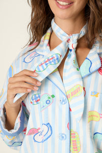 PJ Salvage Out Of Office Eye Mask Flannel PJ