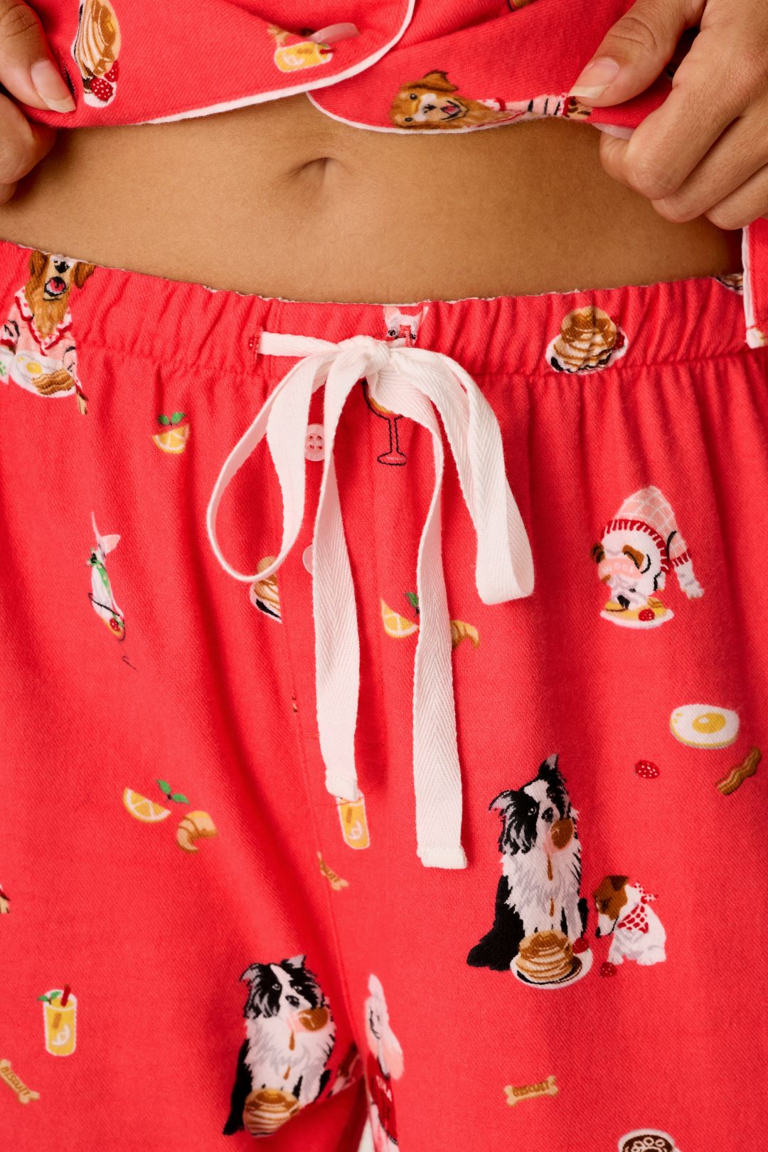 PJ Salvage Dogs Who Brunch Flannel PJ
