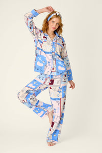 PJ Salvage Parisian Flannel PJ