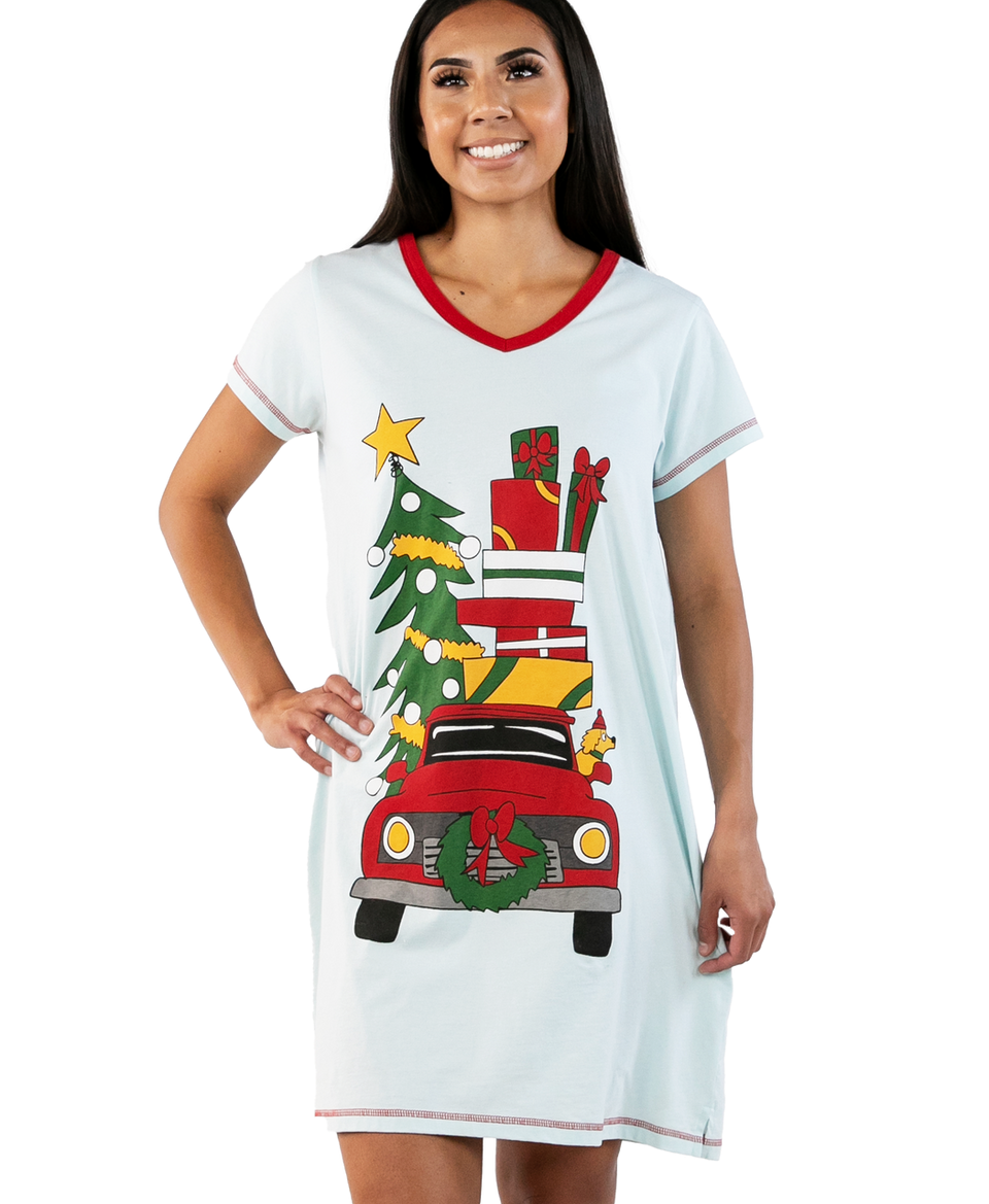 LazyOne Christmas Car Nightshirt