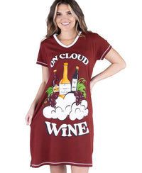 LazyOne On Cloud Wine Nightshirt