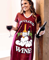 LazyOne On Cloud Wine Nightshirt