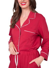 LatteLove Jester Red PJ Set