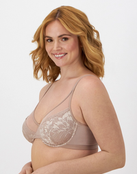 Bali One Smooth U Lightweight Lace Minimizer Bra