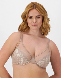 Bali One Smooth U Lightweight Lace Minimizer Bra