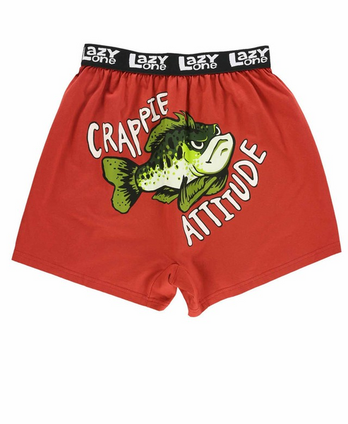 LazyOne Crappie Attitude Boxer