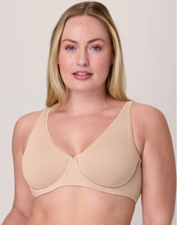 Bali Cotton Collection 2-Ply Underwire Bra