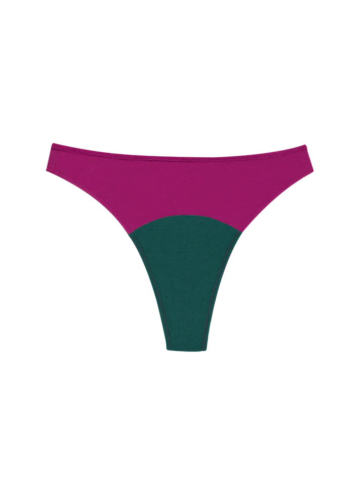 Huha Mineral Undies High Rise Thong-Limited Edition Berry