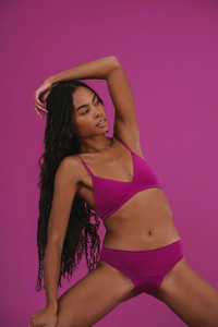 Huha Mineral Triangle Bra-Limited Edition Berry