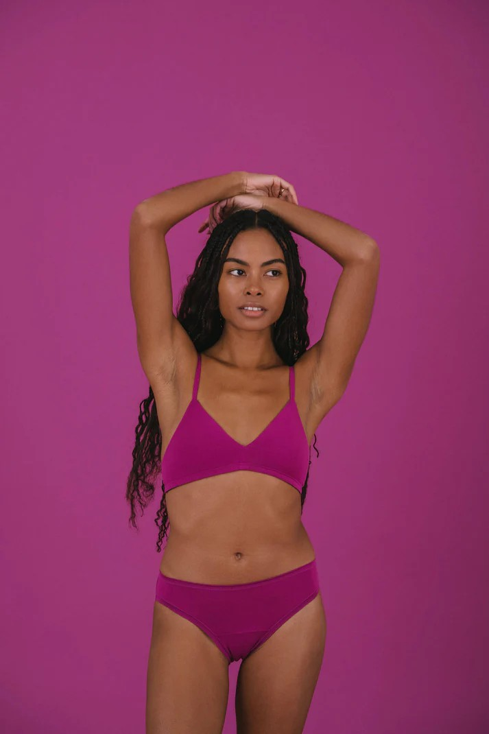 Huha Mineral Triangle Bra-Limited Edition Berry