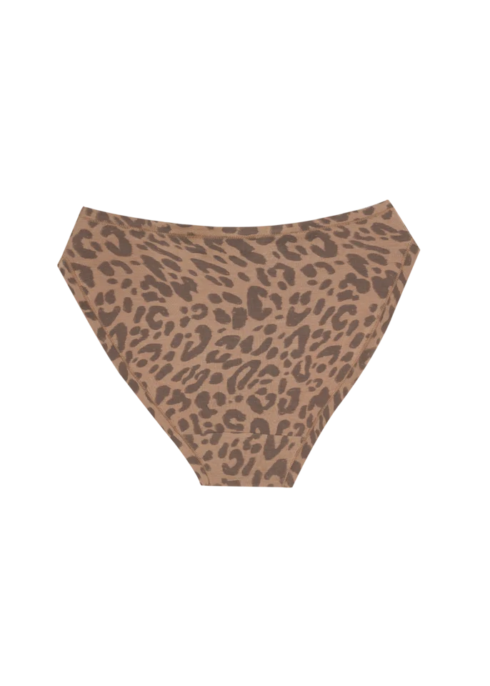 Huha Mineral Undies Bikini-Limited Edition Leopard Tan