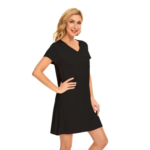 Daniadown Bamboo Short Sleeve Nightdress