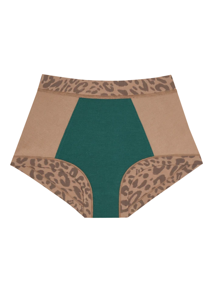 Huha Mineral Undies Brief-Limited Edition Leopard Tan