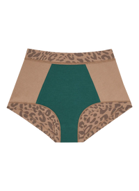 Huha Mineral Undies Brief-Limited Edition Leopard Tan