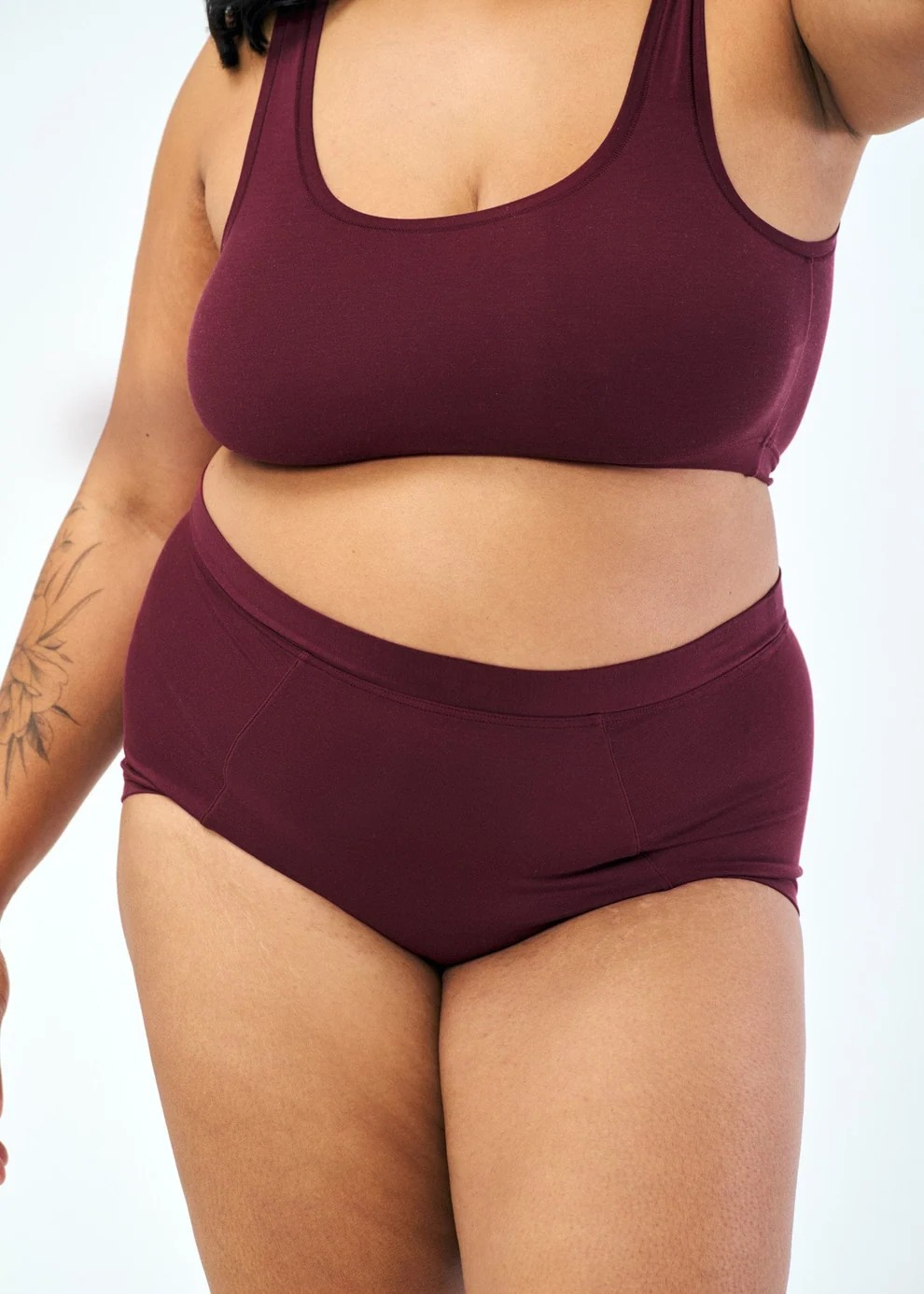 Huha Mineral Undies Brief-Limited Edition Merlot