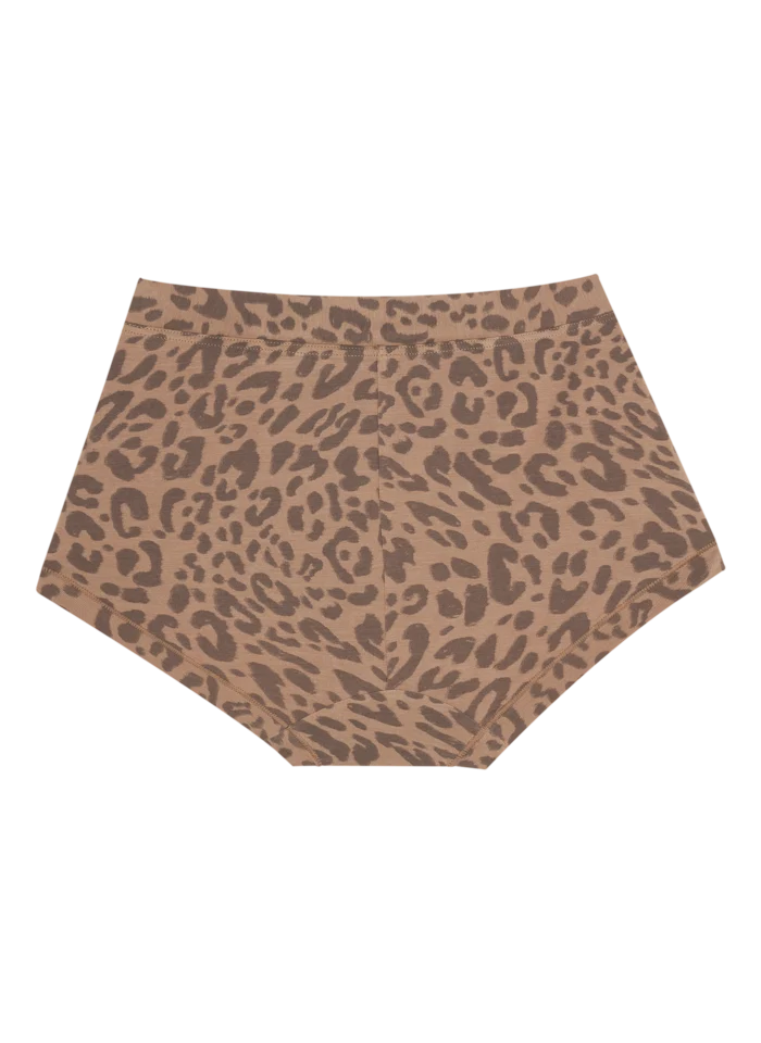 Huha Mineral Undies Brief-Limited Edition Leopard Tan