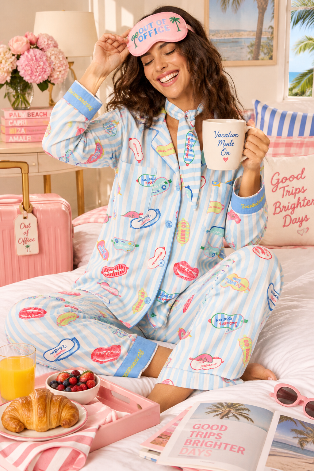 PJ Salvage Out Of Office Eye Mask Flannel PJ