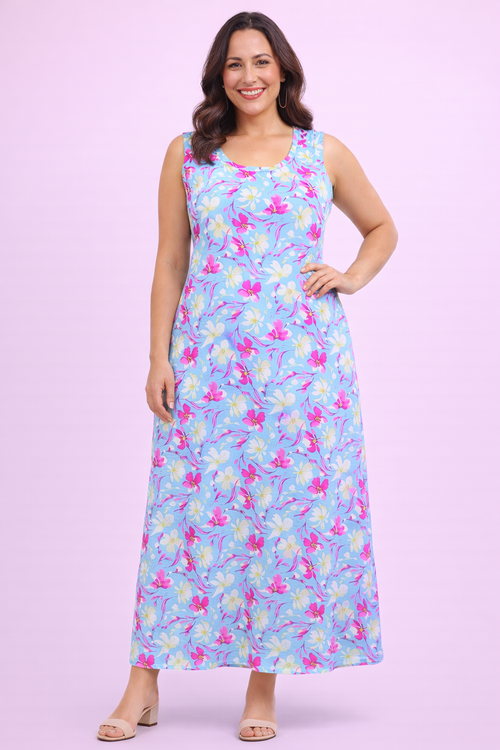 Cool Girl Comfy Cabana Tank Nightgown