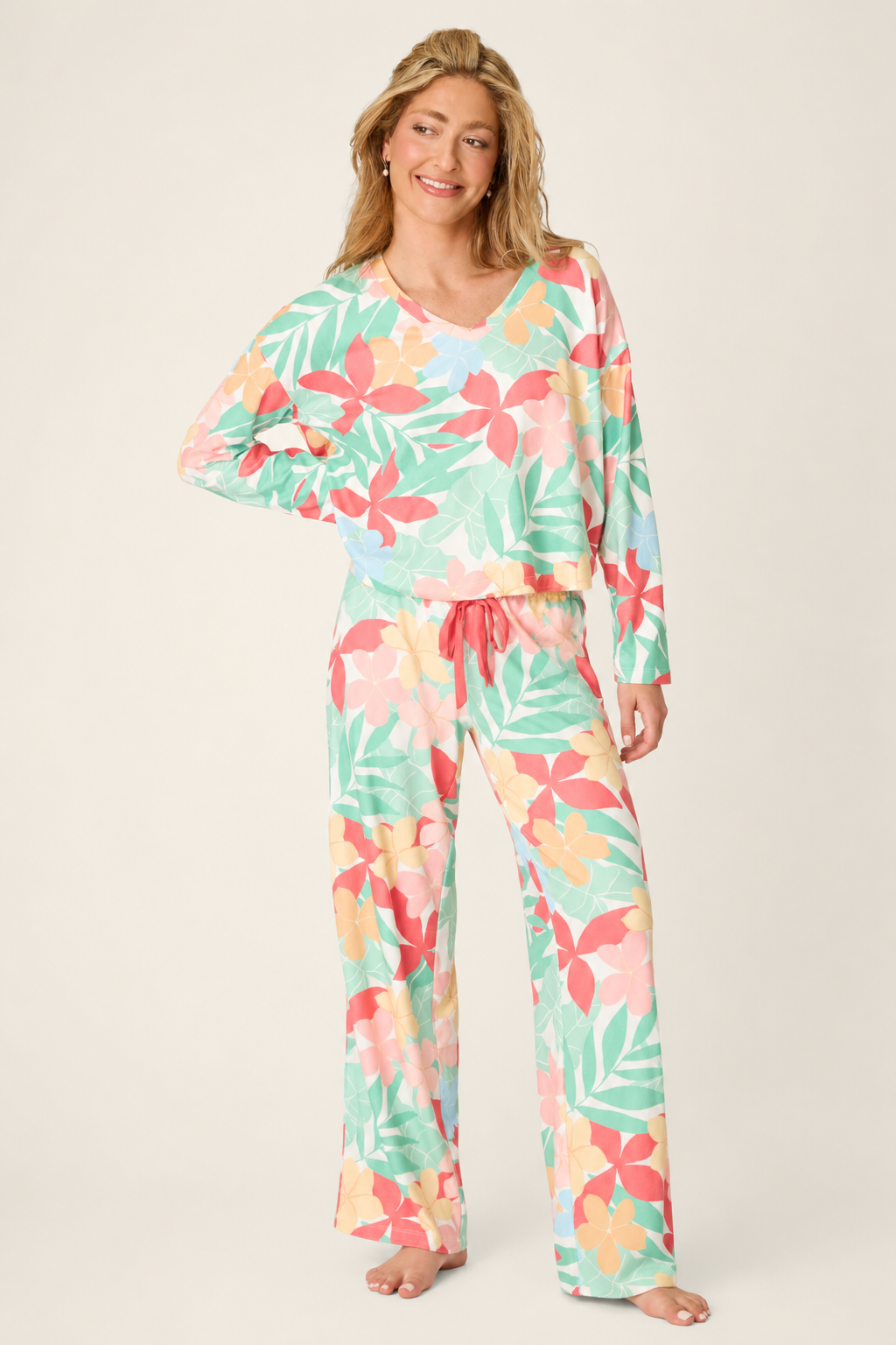 PJ Salvage Coastal Club Sunset Blooms PJ