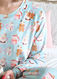 Miranda Nic Velvety Velour Coffee & Cocoa PJ