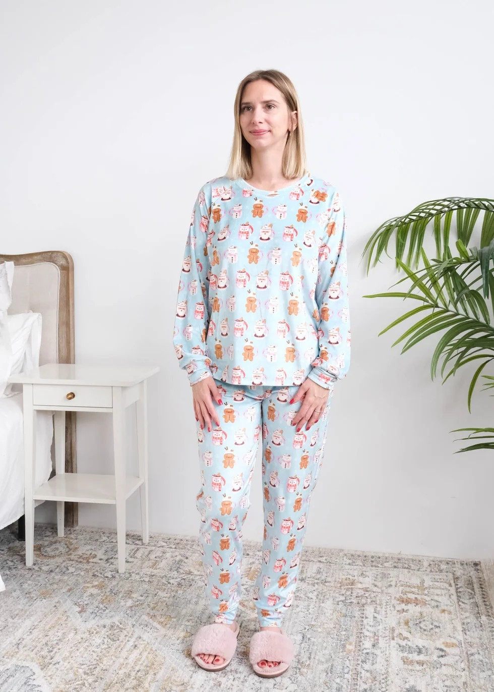 Miranda Nic Velvety Velour Coffee & Cocoa PJ