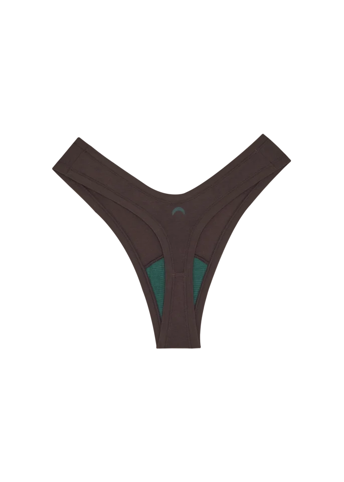 Huha Mineral Undies Dipped Thong-Limited Edition Java