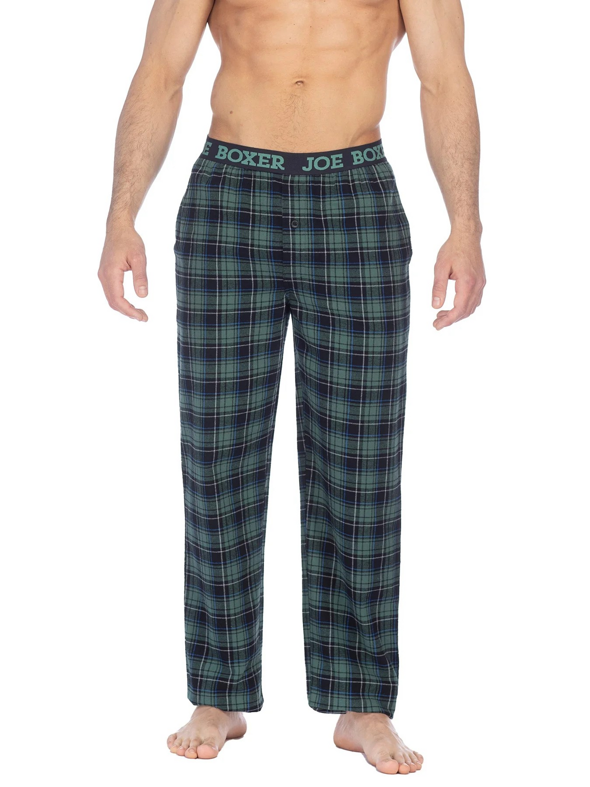Joe Boxer Flannel Pant-Evergreen Plaid