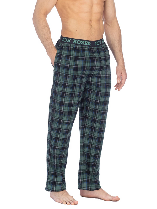Joe Boxer Flannel Pant-Evergreen Plaid