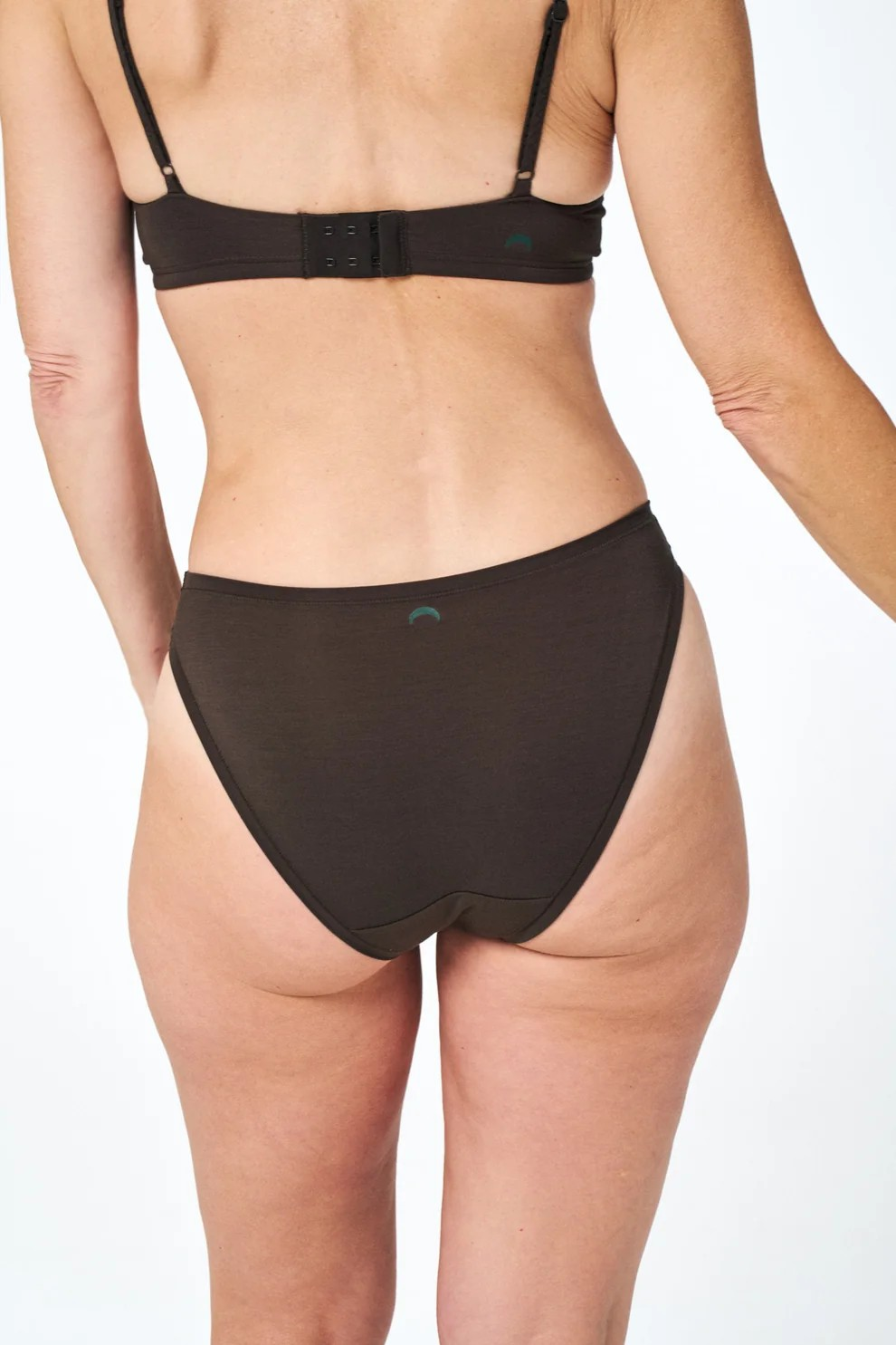 Huha Mineral Undies High Rise Bikini-Limited Edition Java