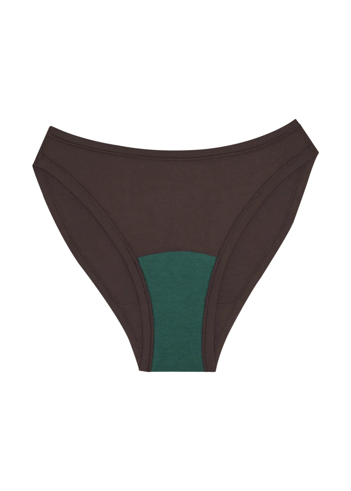 Huha Mineral Undies High Rise Bikini-Limited Edition Java