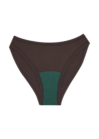Huha Mineral Undies High Rise Bikini-Limited Edition Java