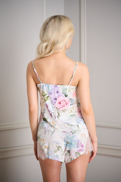 By Catalfo Floral Serena Camisole and Short Set