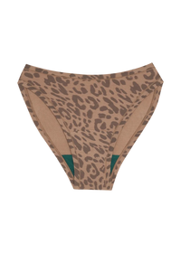 Huha Mineral Undies High Rise Bikini-Limited Edition Leopard Tan