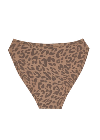 Huha Mineral Undies High Rise Bikini-Limited Edition Leopard Tan