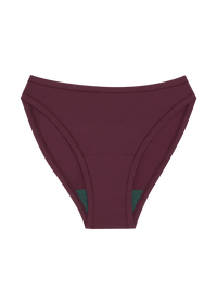 Huha Mineral Undies High Rise Bikini-Limited Edition Merlot